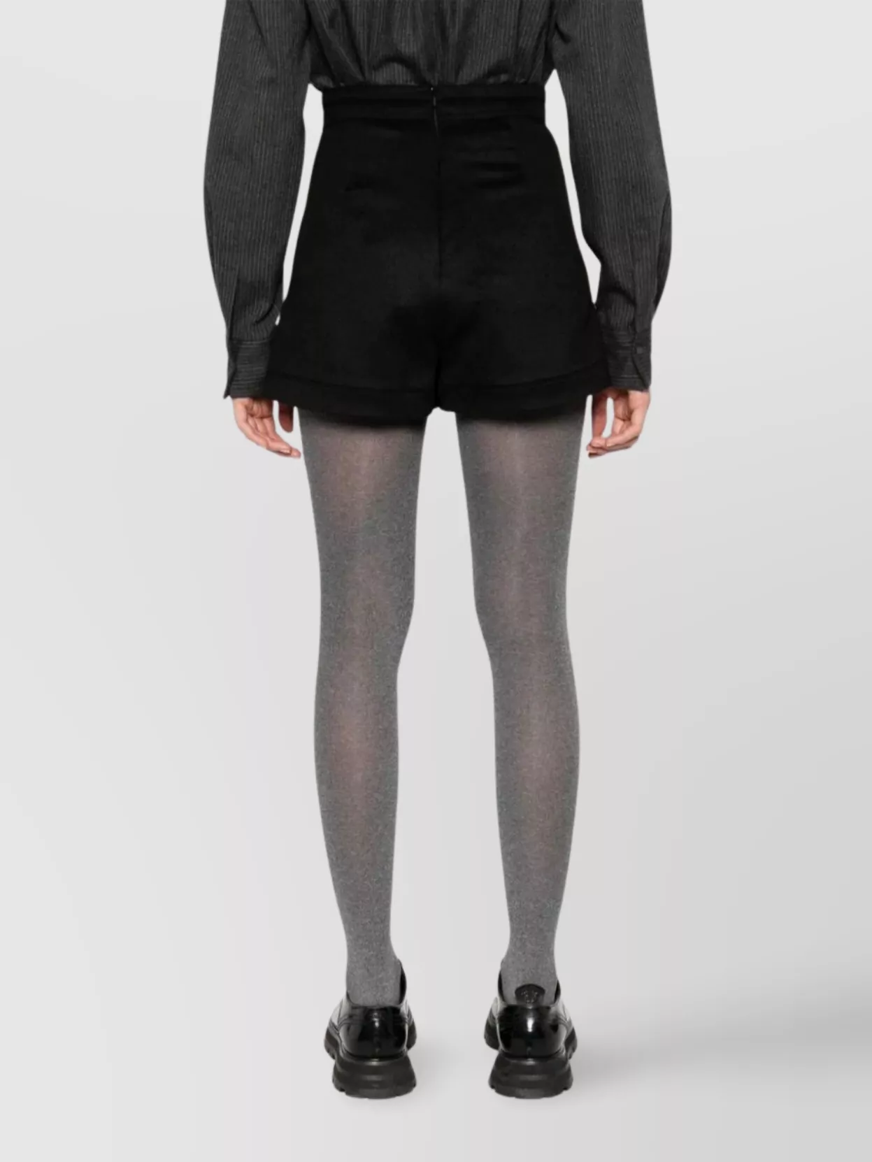 Max Mara High-Waisted Turn-Up Hem Shorts