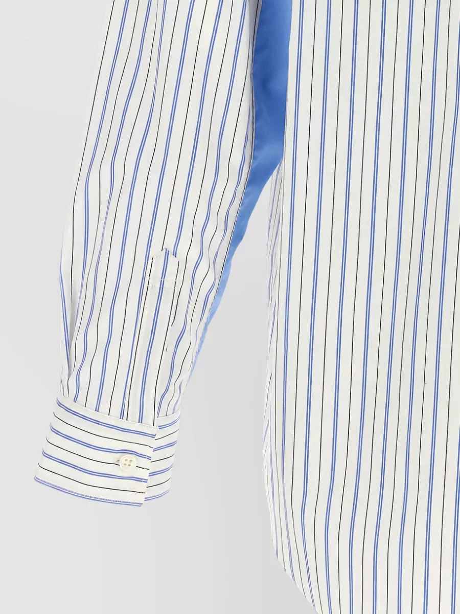 Comme Des Garçons Striped Cotton Shirt