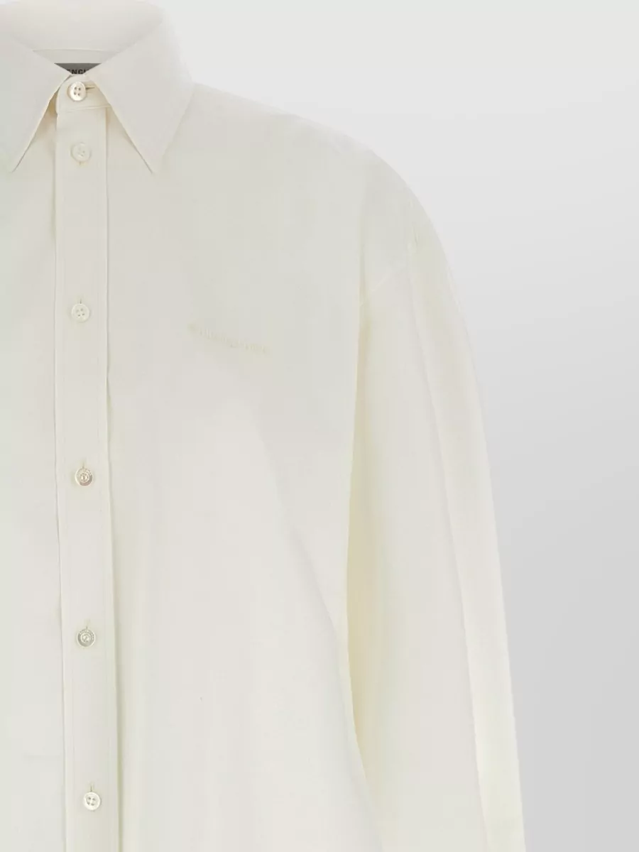 Balenciaga Asymmetric Shirt Dress