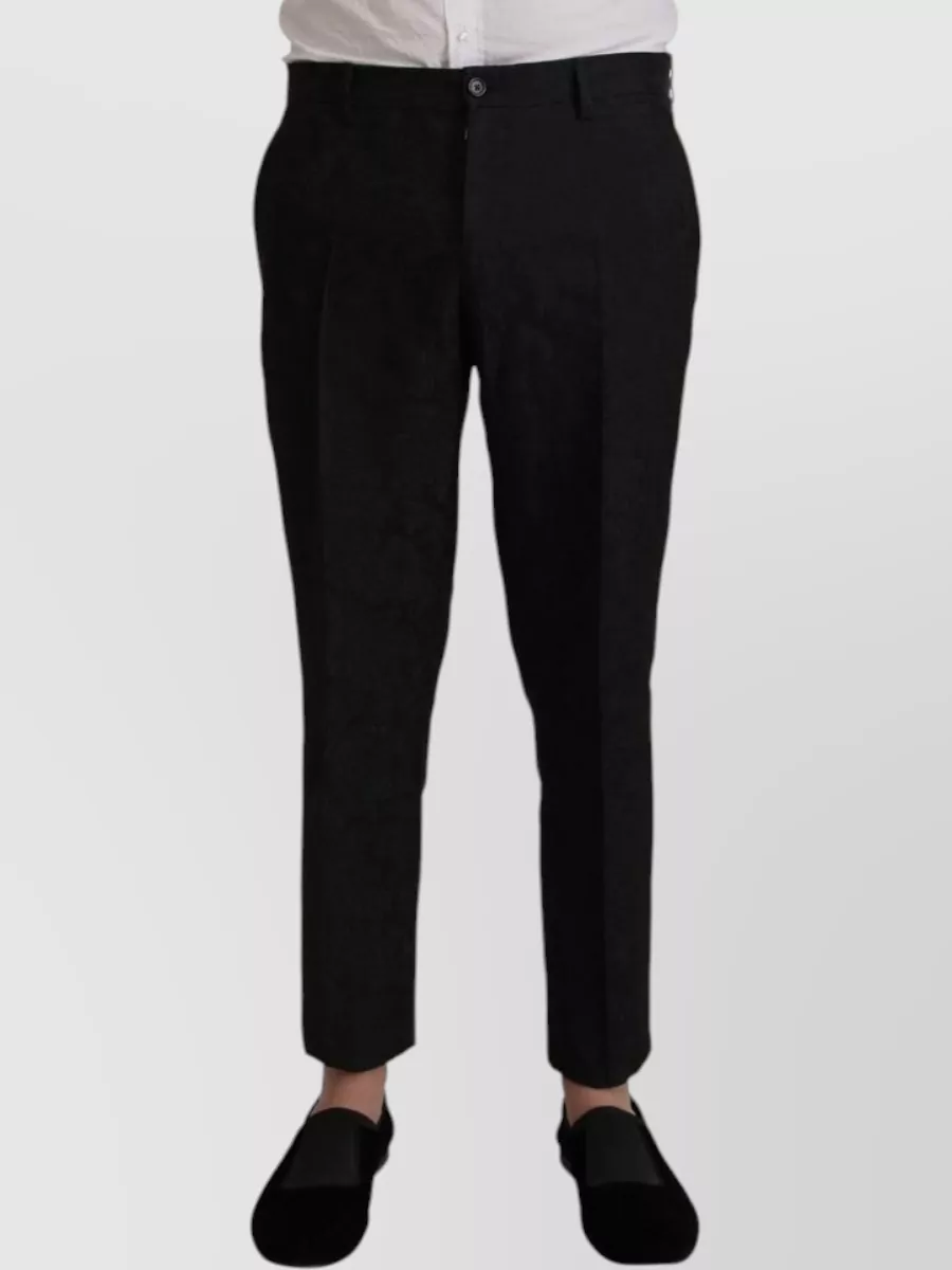 Dolce&Gabbana Slim-Fit Jacquard Tuxedo Suit