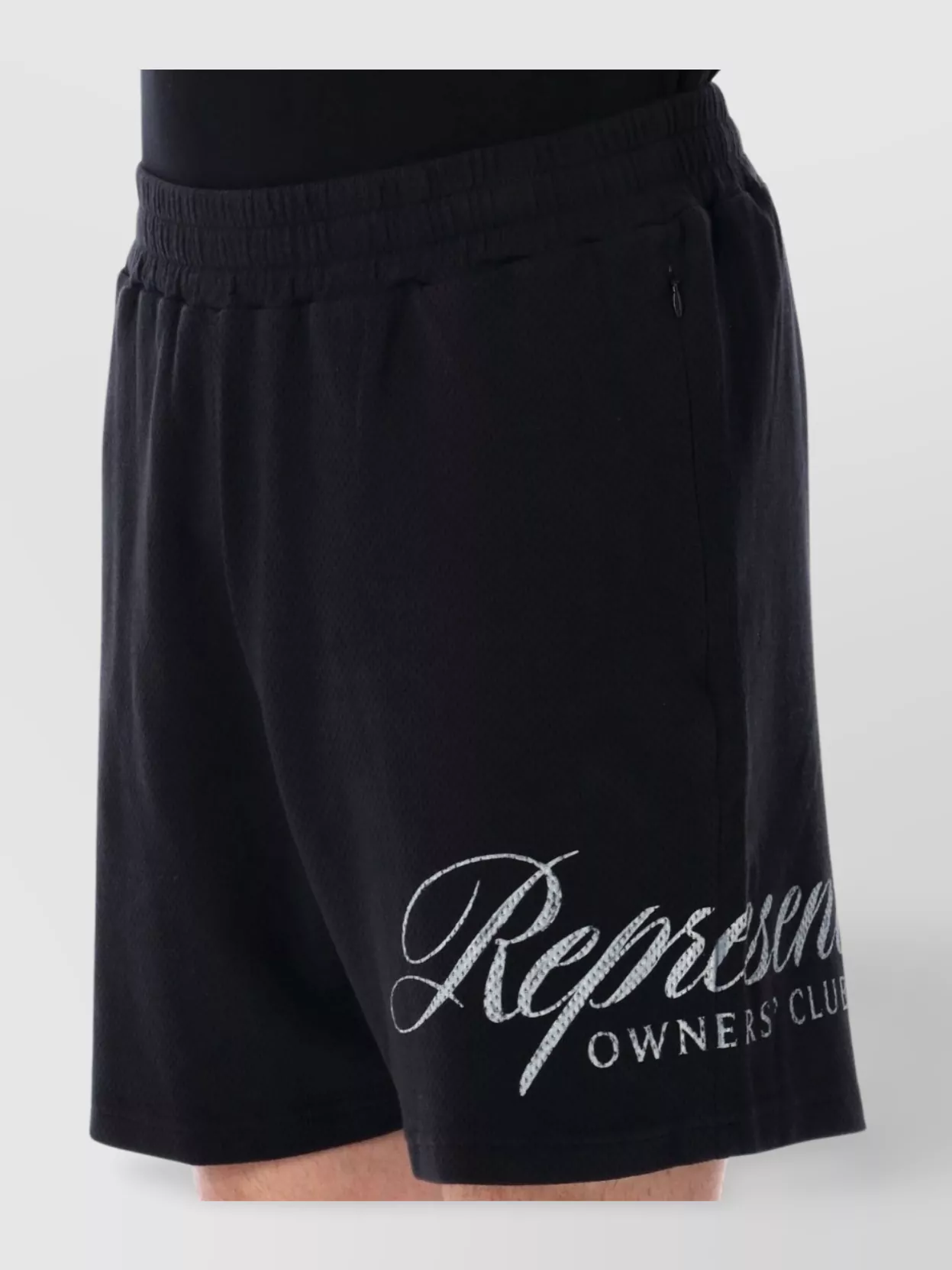 Represent Owners Club Script Mesh Shorts