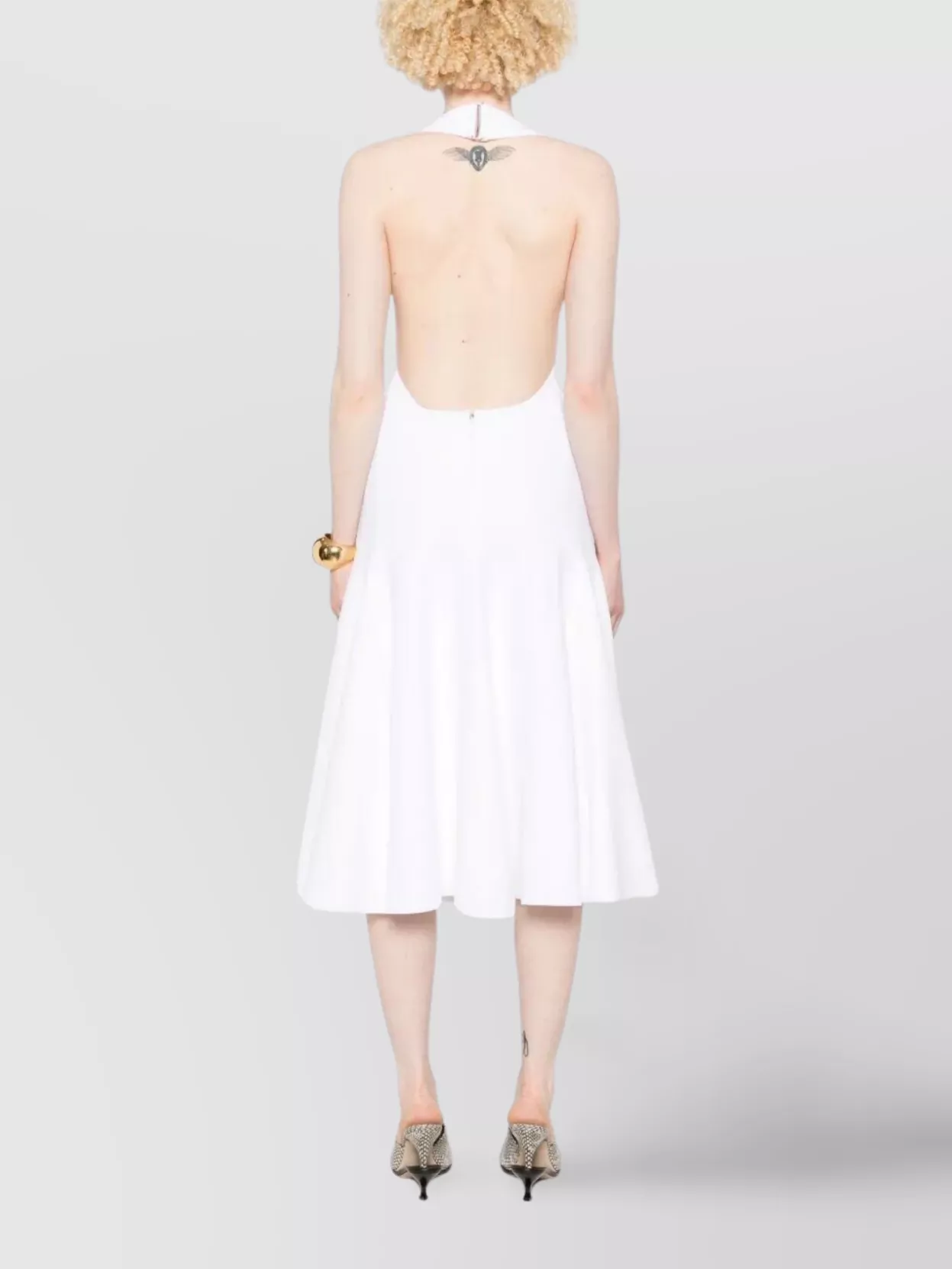 Jacquemus Favola Halter Neck Midi Dress