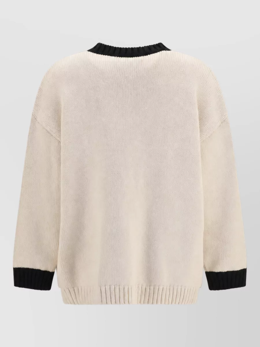 Valentino Polka-Dot Bow Cardigan