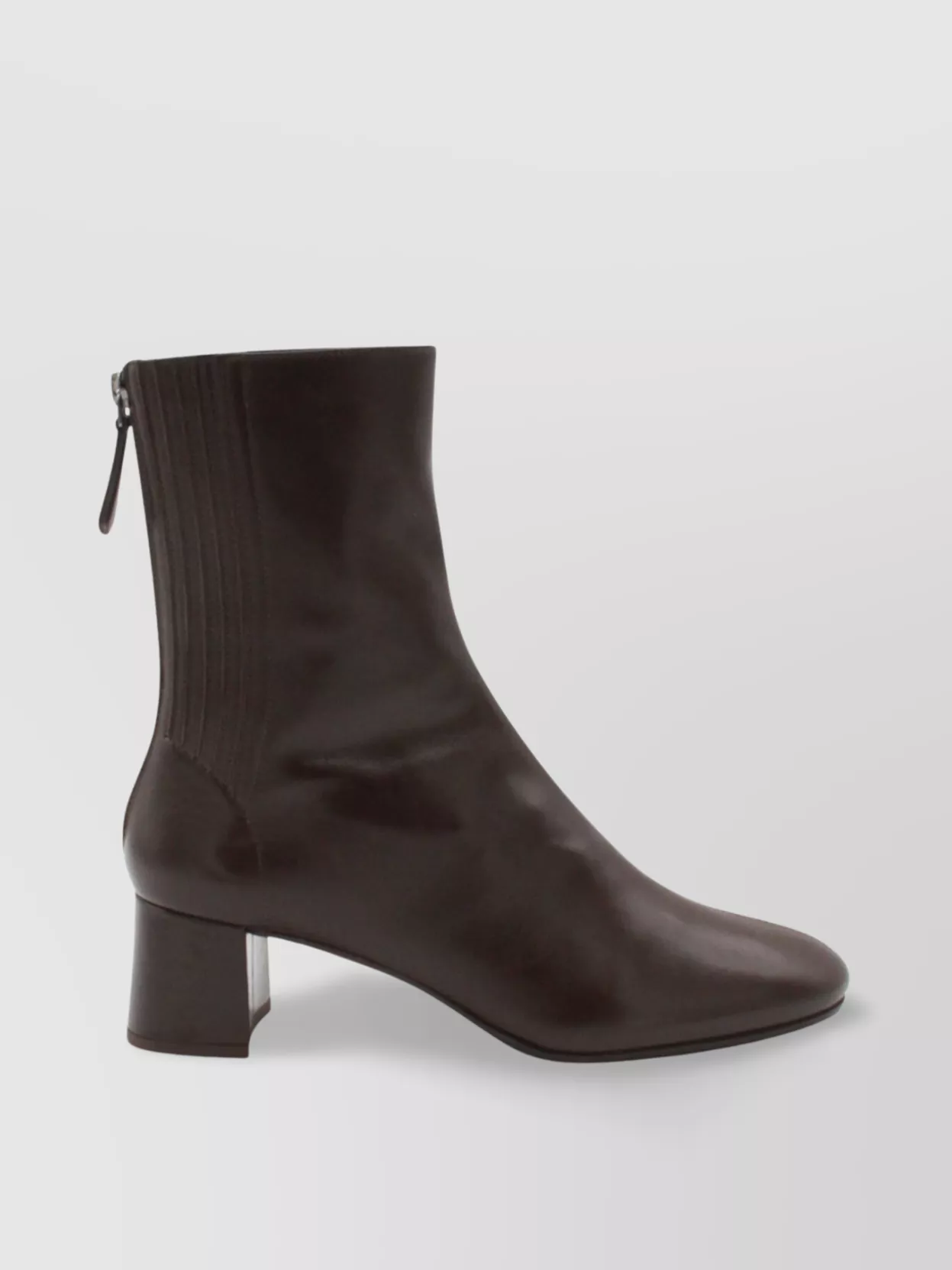 Aquazzura Almond Toe Ankle Boots With Block Heel