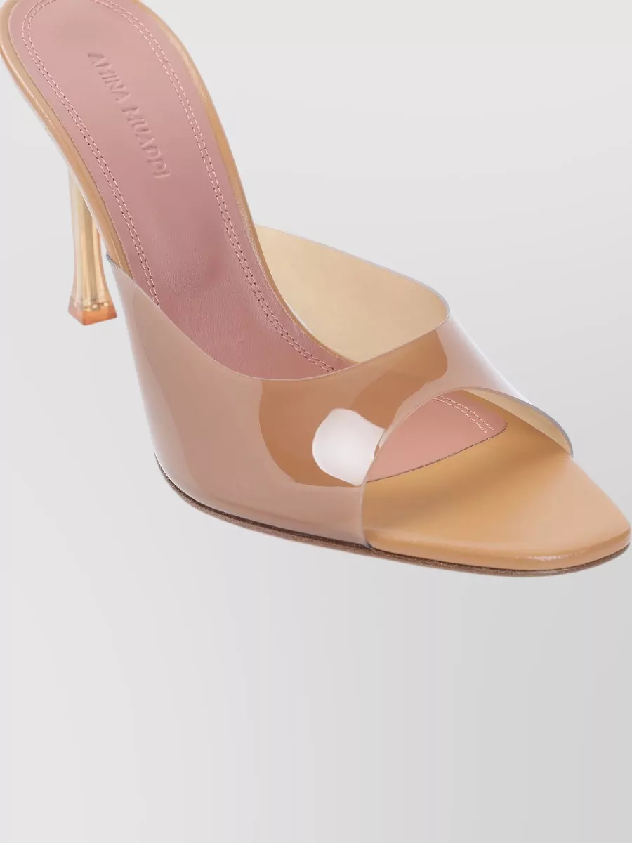 Amina Muaddi Pvc High Heel Mules