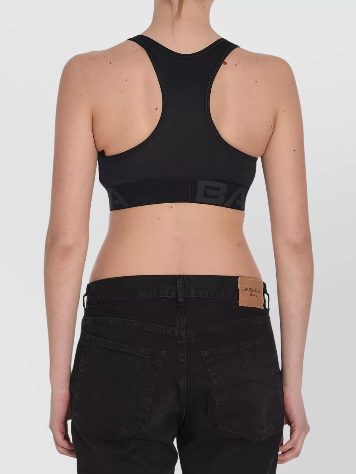 Balenciaga Collaboration Racerback Sleeveless Top