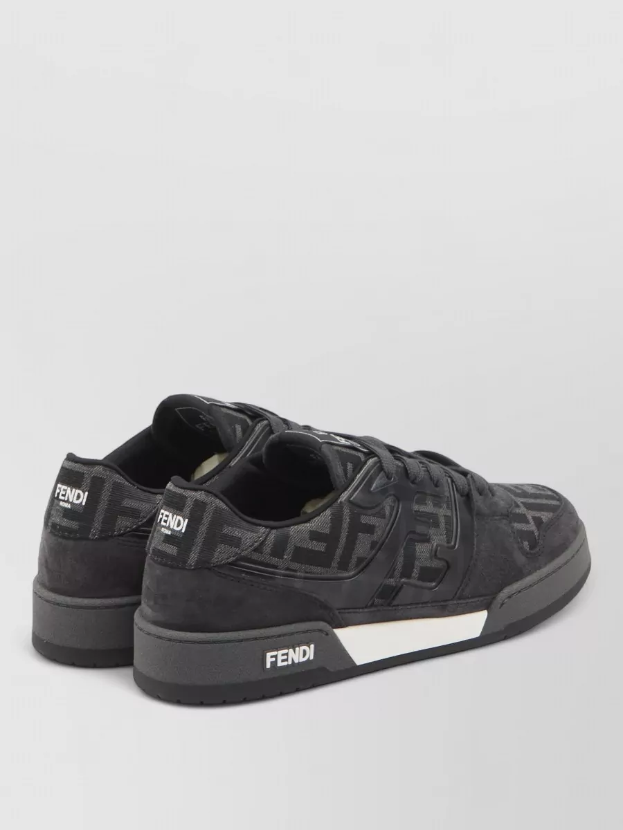 Fendi Match Sneakers With Ff Jacquard Design