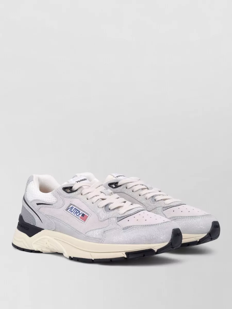 Autry Leather Hyperway Low-Top Sneakers
