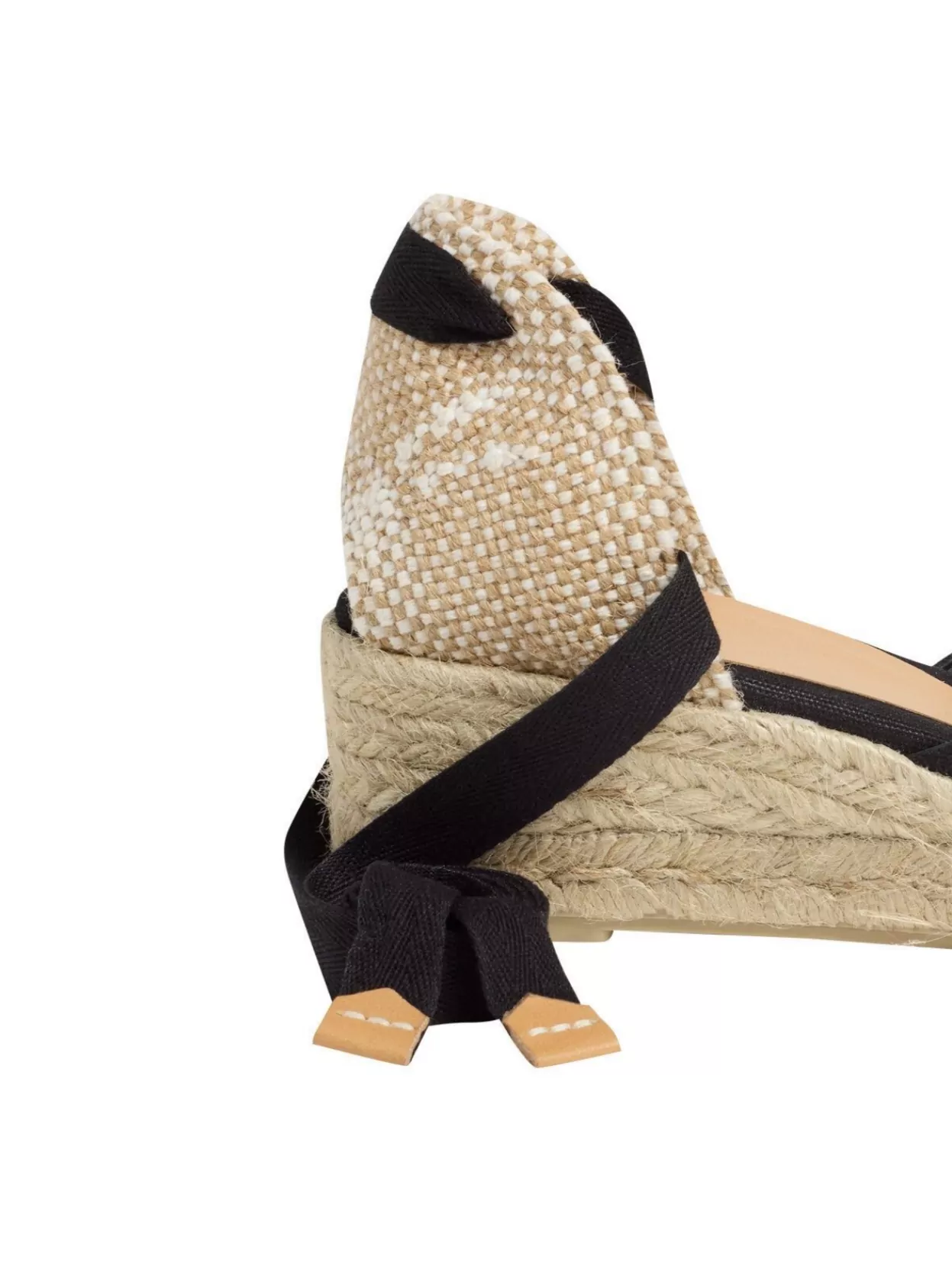 Castaner Cotton Espadrille Wedge Sandals