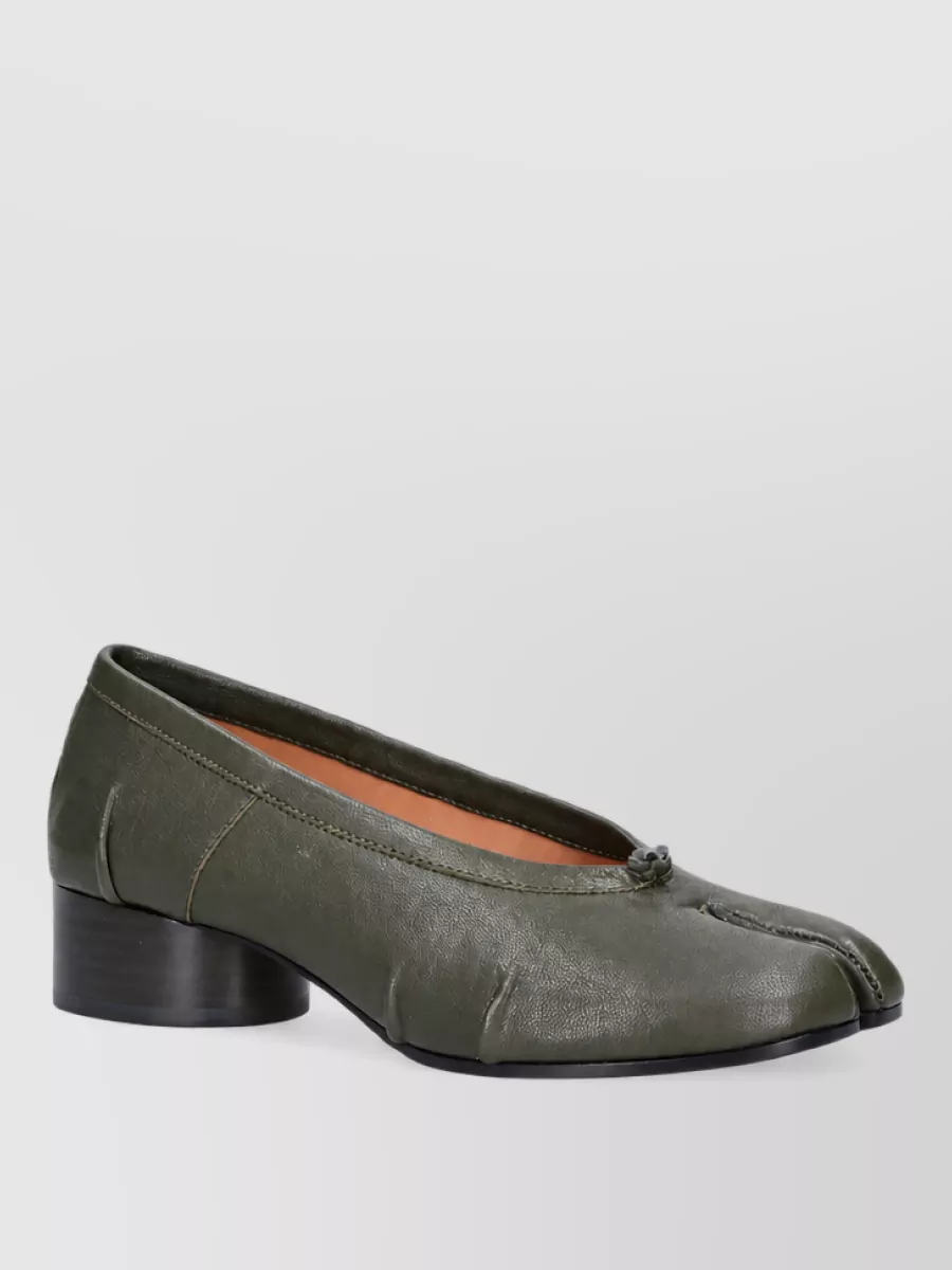 Maison Margiela leather ballet pumps