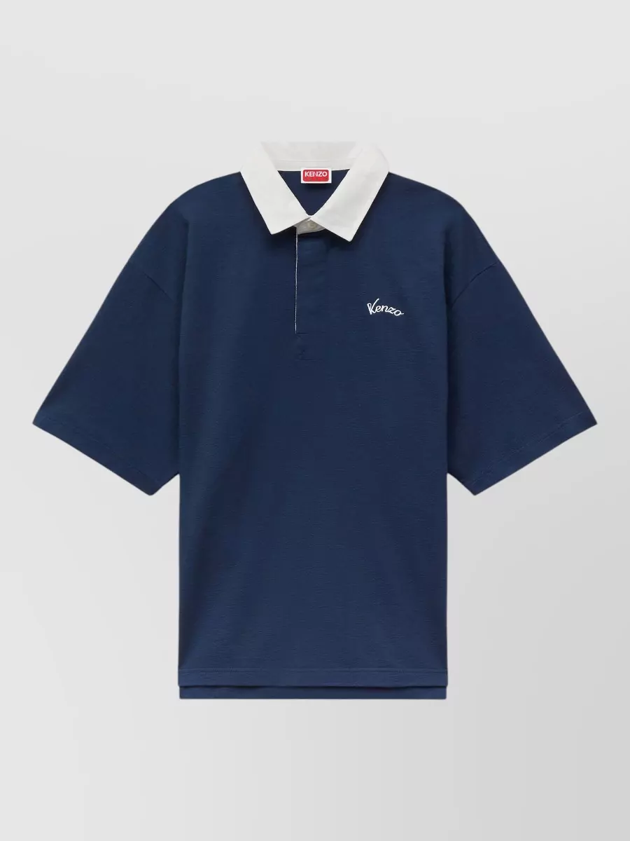 Kenzo cotton logo polo shirt