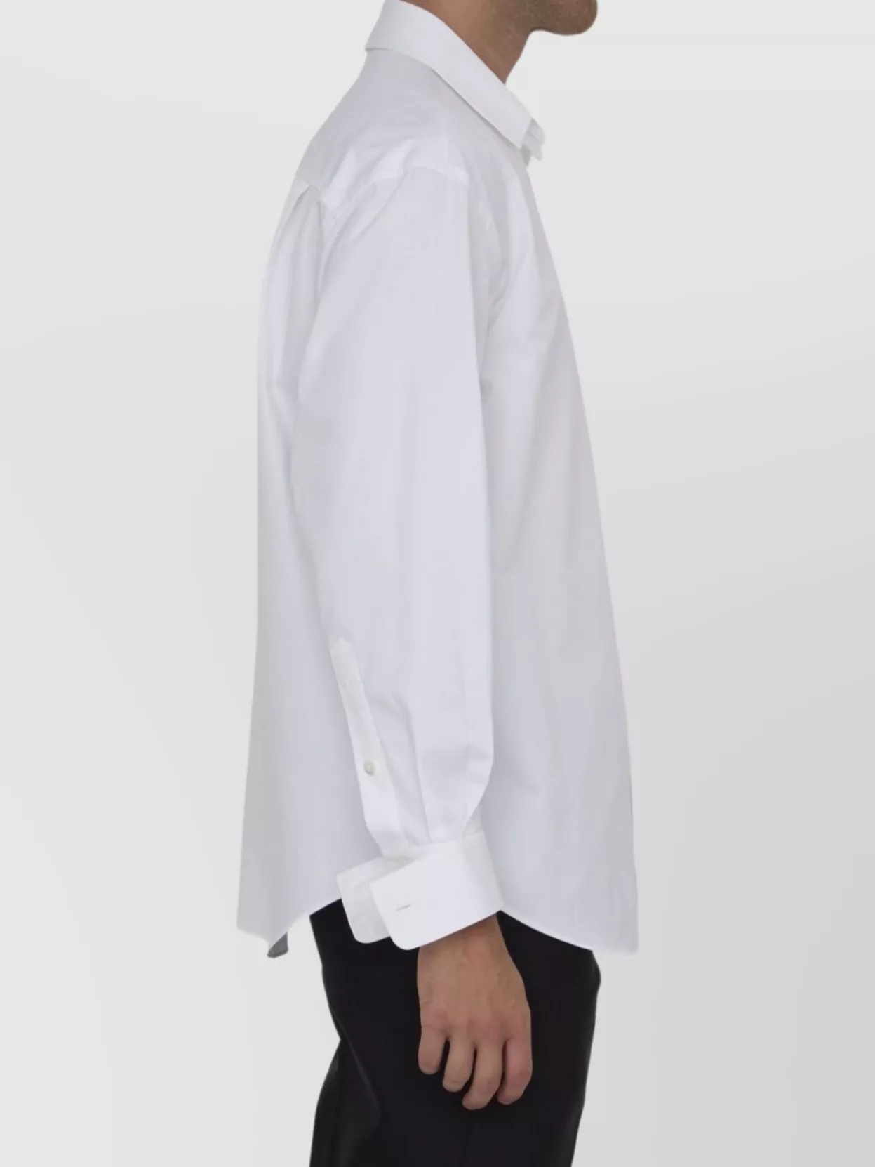 Gucci Double Cuffs Cotton Shirt With Chest Pocket