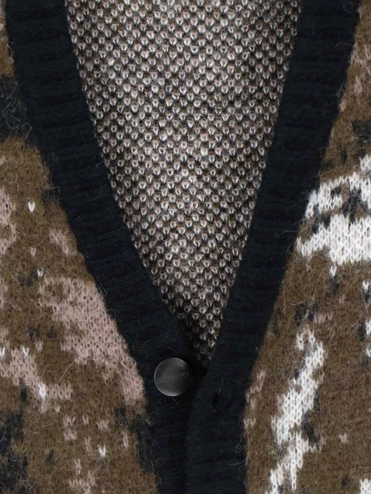 Carhartt Wip V-Neck Sweater With Front Pockets And Long Sleeves