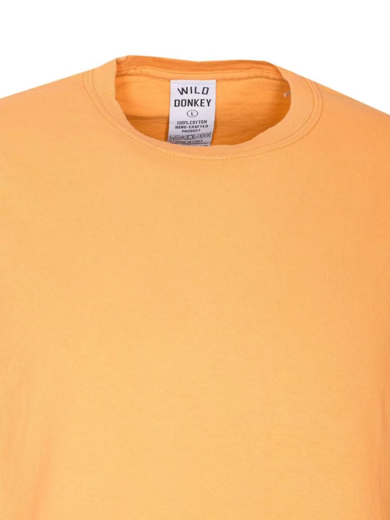 Wild Donkey Graphic Print T-shirt Distressed Detail