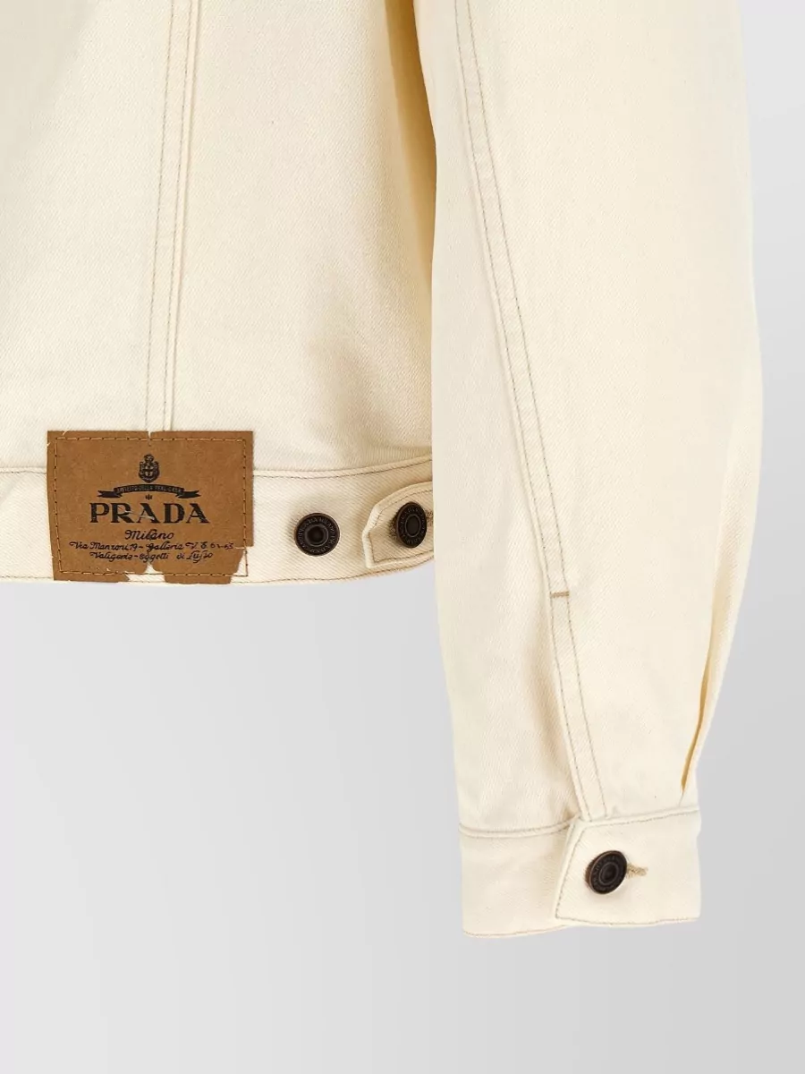Prada Denim Single Breasted Jacket