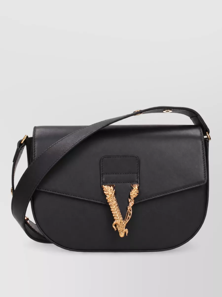 Versace leather shoulder bag