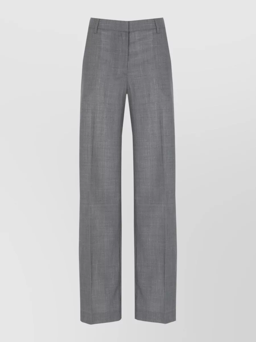 Pt Torino virgin wool wide-leg trousers