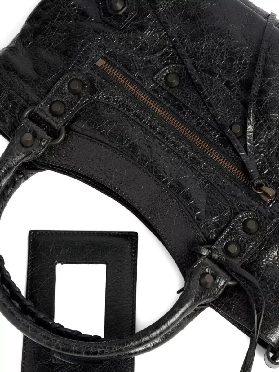 Balenciaga Le City Lamb Leather Shoulder Bag