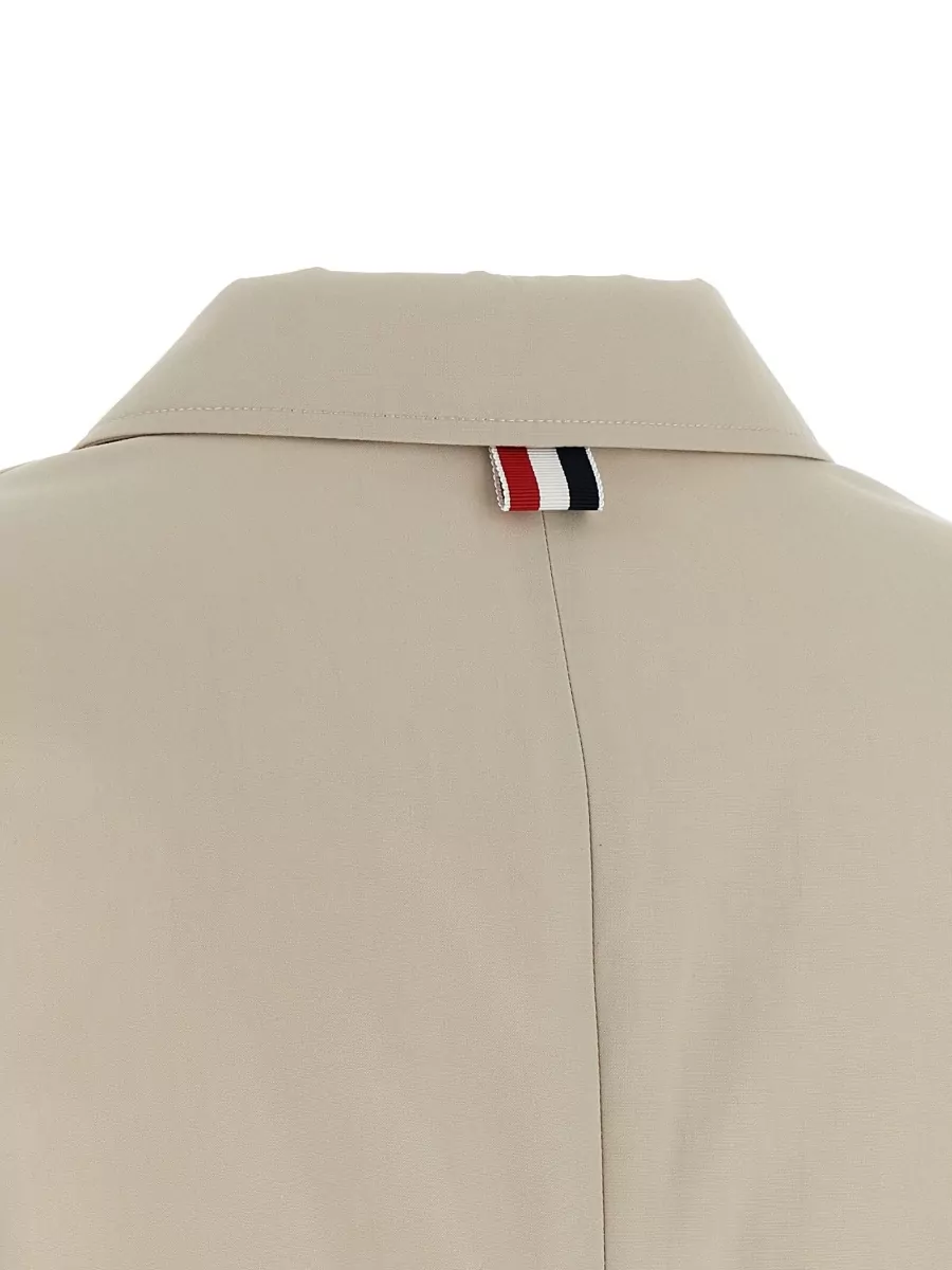 Thom Browne Single-Breasted Cotton Blazer