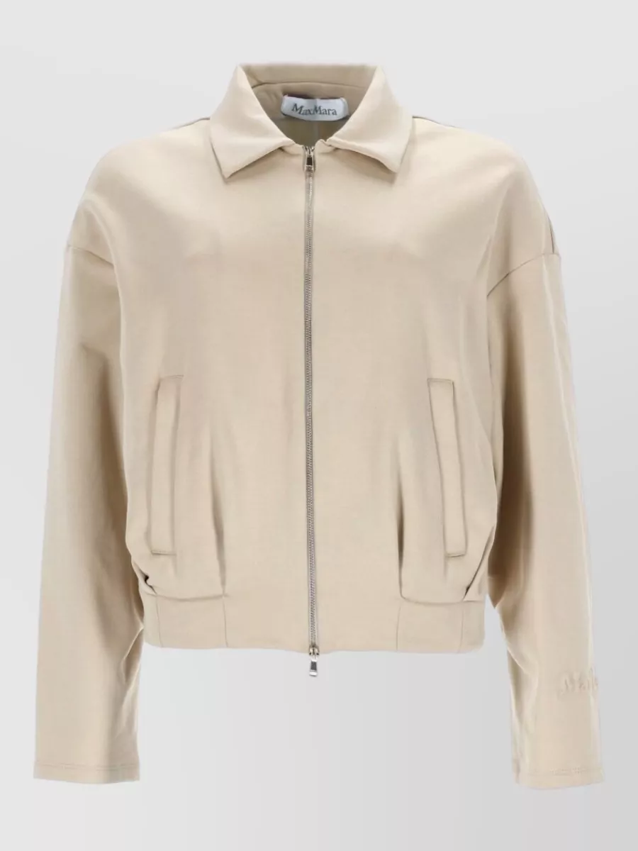 Max Mara silk cropped jacket