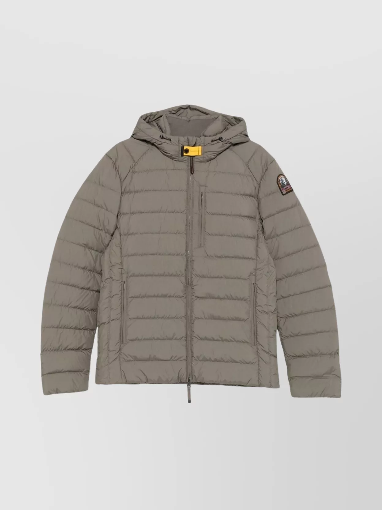Parajumpers Last Minute Hooded Down Jacket In Gray
