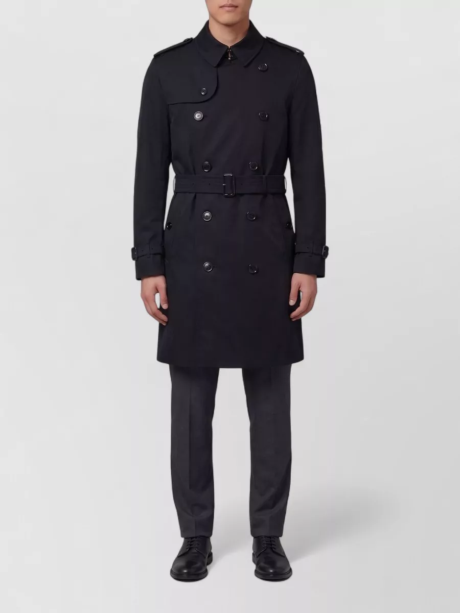 Burberry cotton belted trench coat