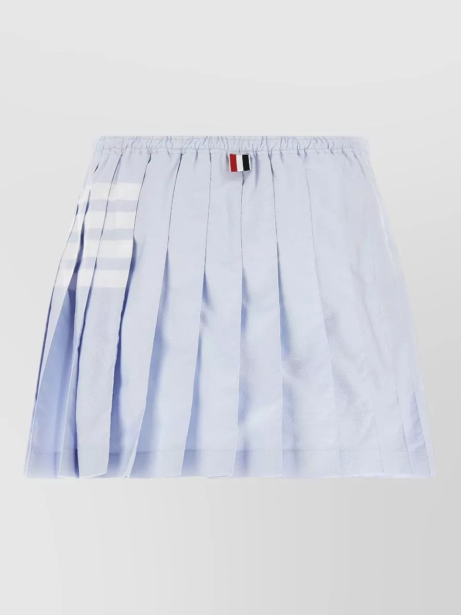 Thom Browne Cotton Pleated Mini Skirt