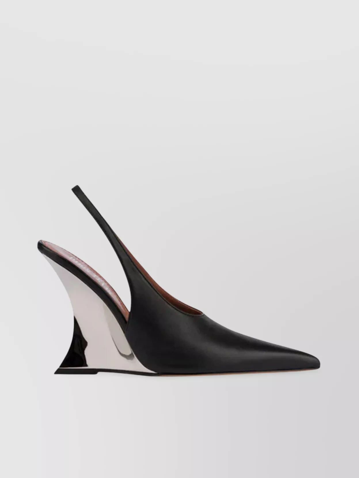 Paris Texas Nina Slingback Leather Wedge Pumps