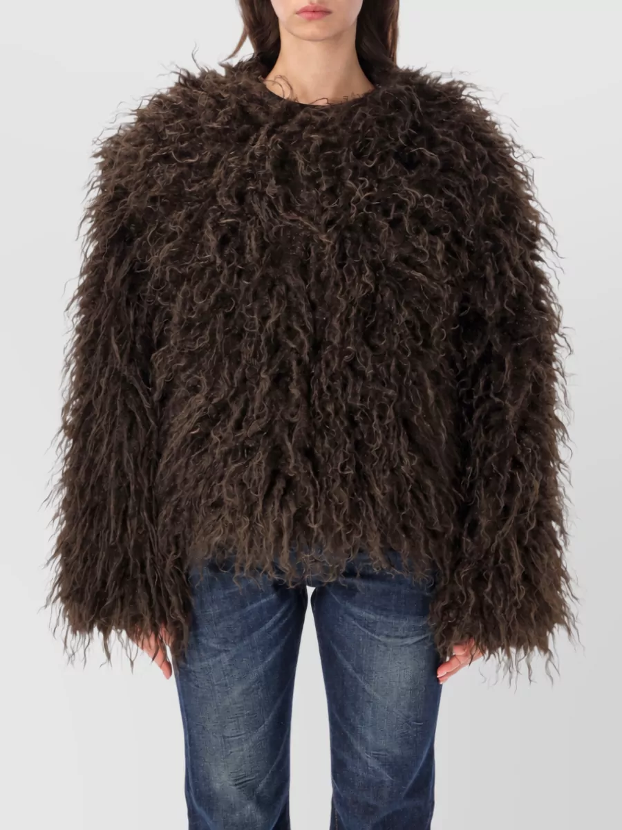 Goldbergh faux fur oversized reversible coat