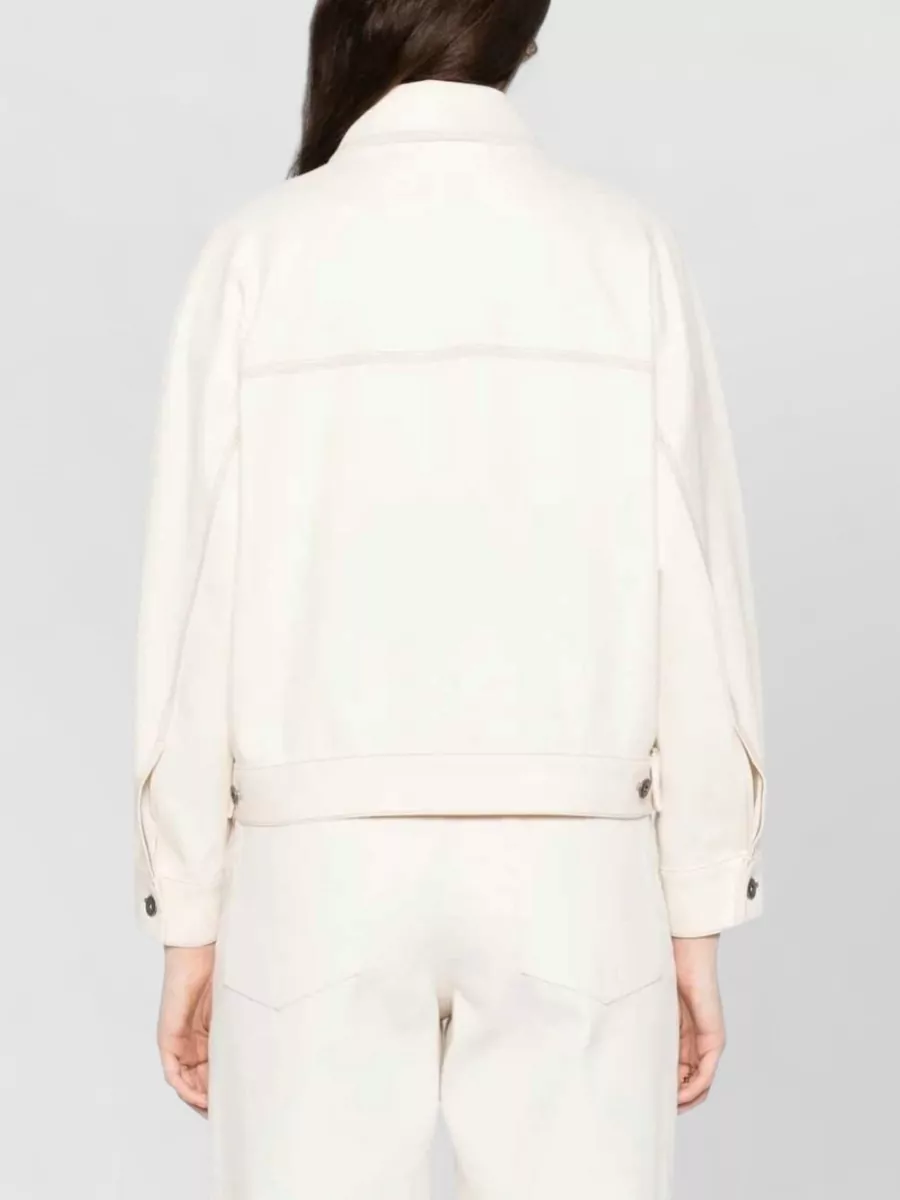 Max Mara Denim Single Breasted Jacket