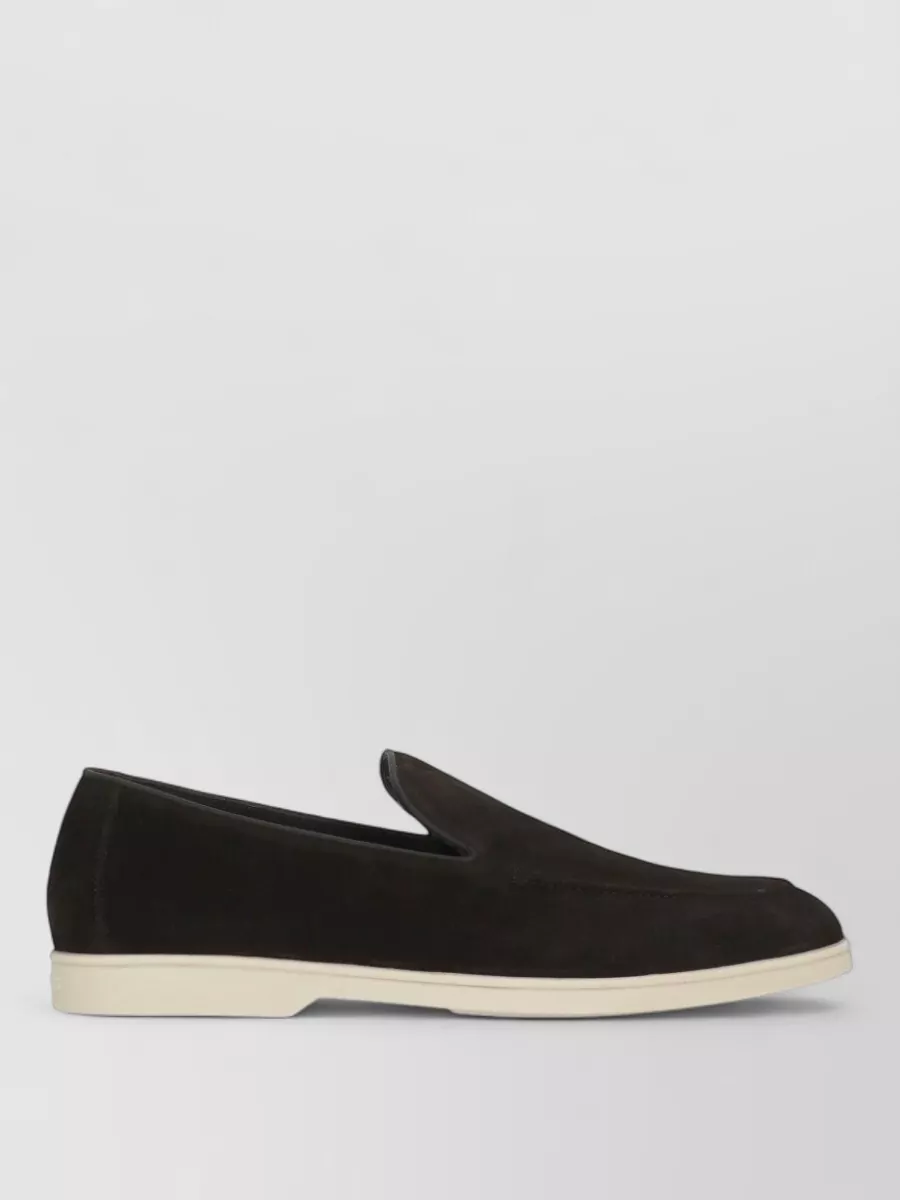 Doucal's Suede Leather Loafers