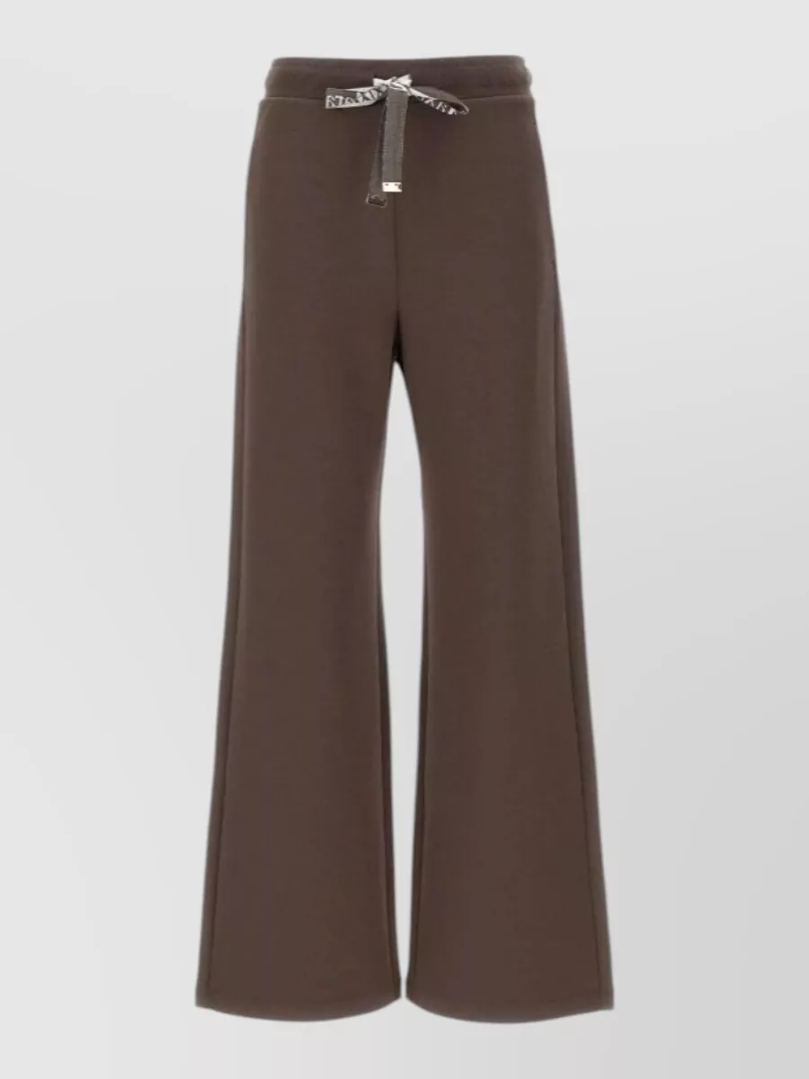 S Max Mara Ribbed wide-leg trousers