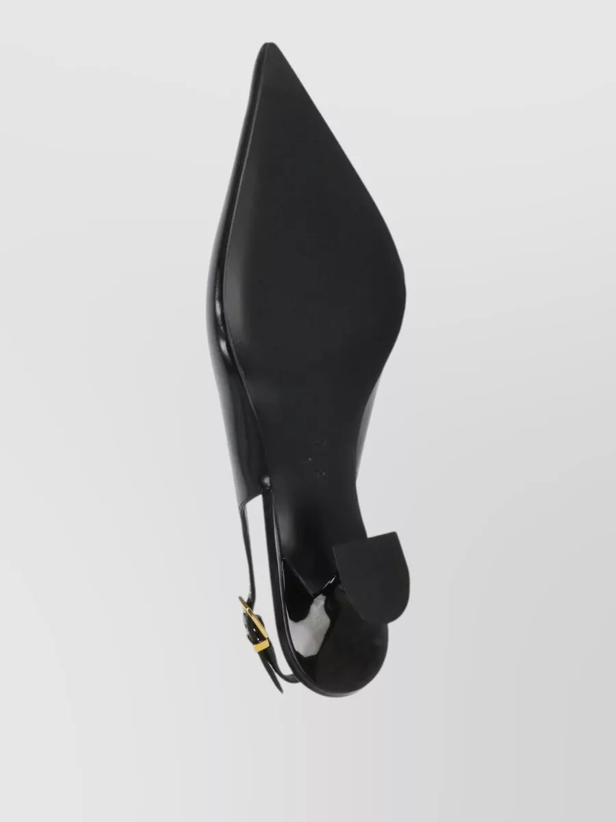 Lanvin Patent Leather Slingback Pumps
