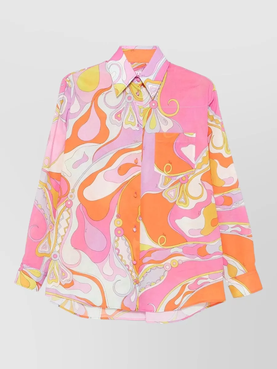 Pucci Printed Cotton Shirt