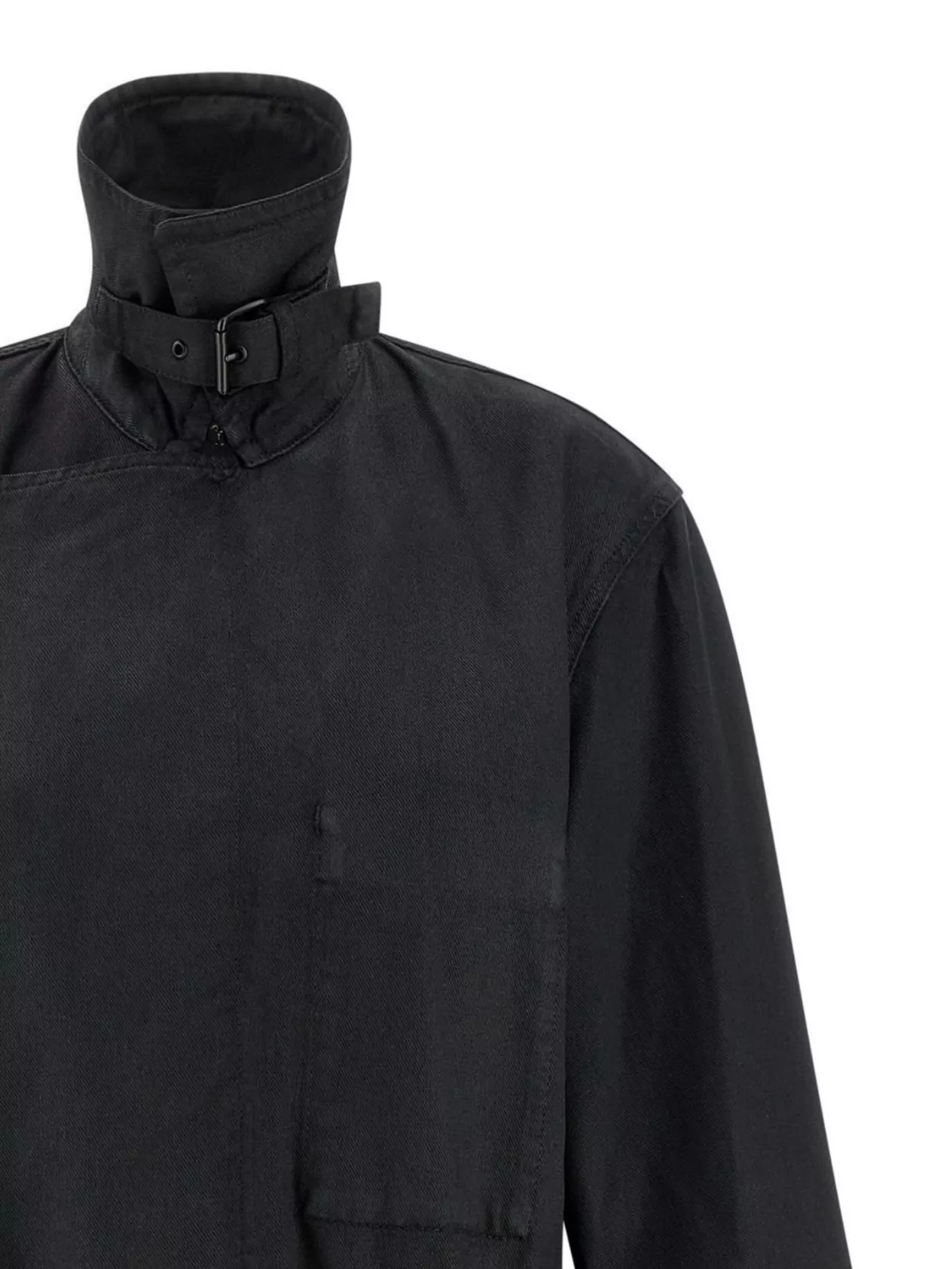 Lemaire Cotton Trench Coat High Collar