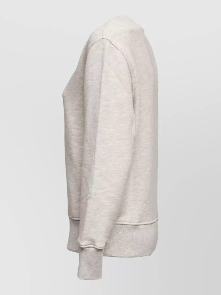 Autry Leather Sweatshirt