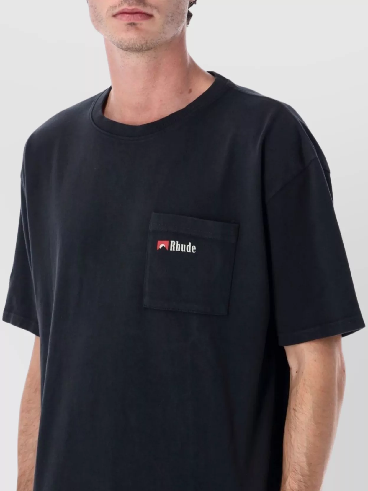 Rhude Wolf Design T-Shirt Chest Pocket