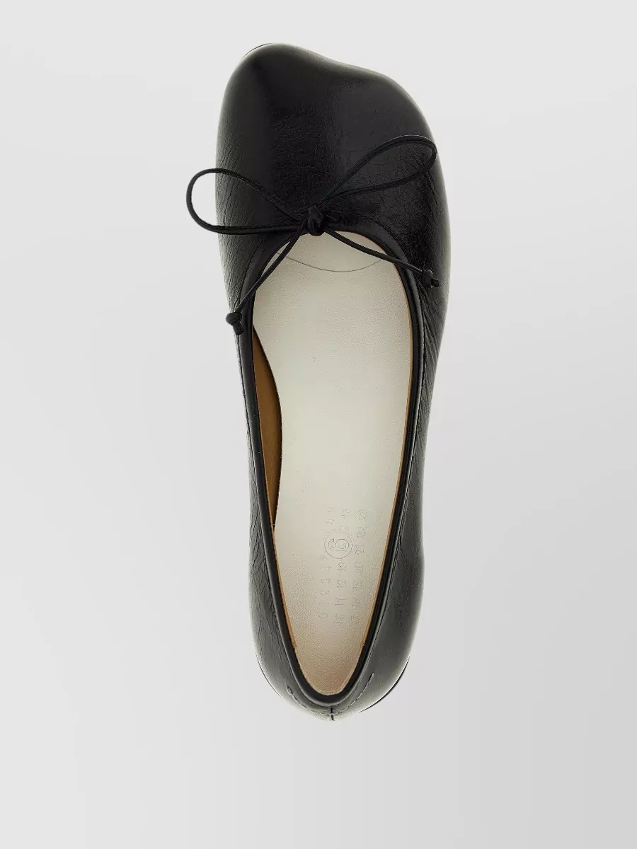Mm6 Maison Margiela Anatomic Pumps Round Toe Bow Detail
