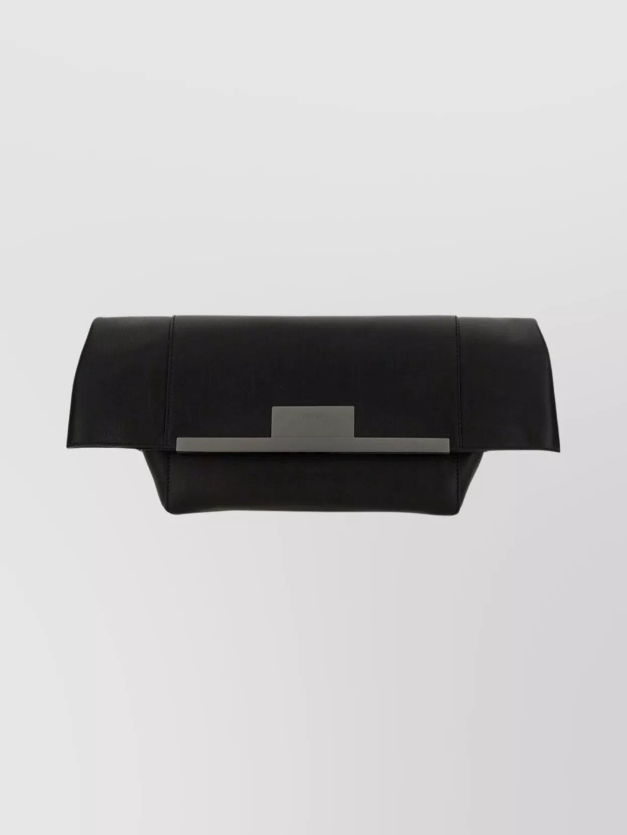 Max Mara Medium Clutch Bag Metal Bar Detail