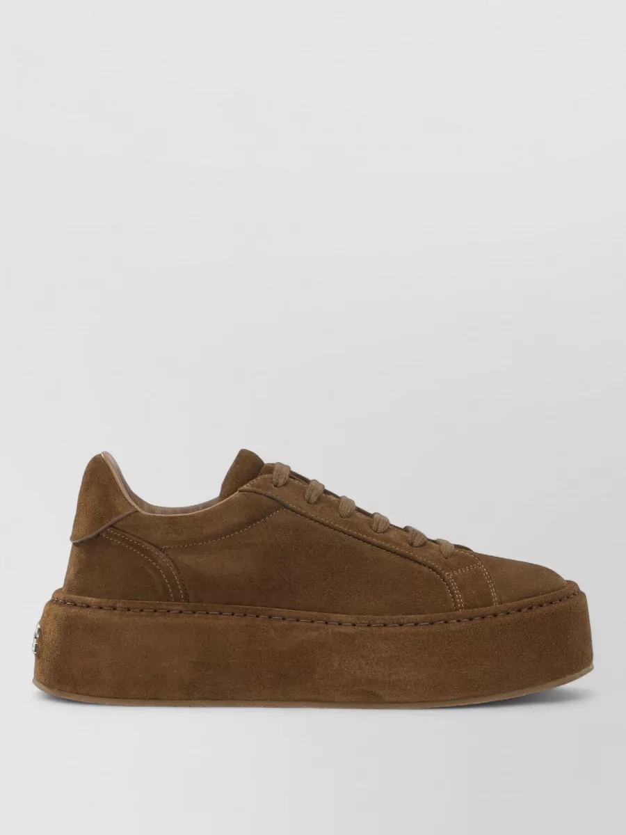 Casadei Leather Lace-Up Shoes