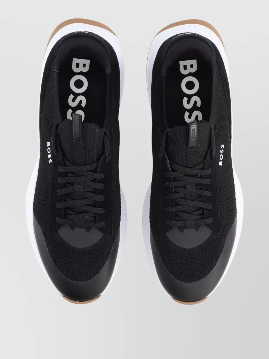 Boss Modern Mesh Sneakers Rubber Sole