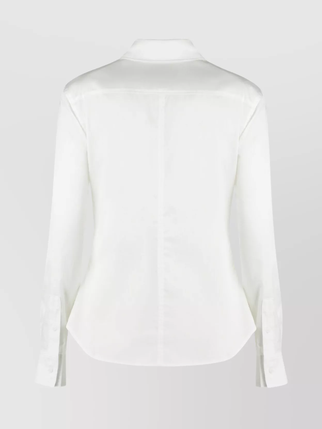 Calvin Klein Rounded Hem Cotton Oxford Shirt