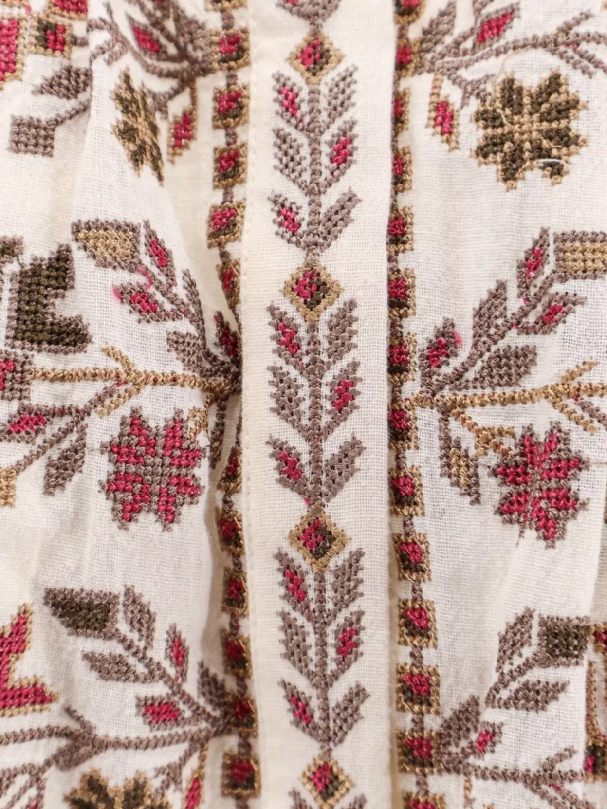 Isabel Marant Etoile Crew-Neck Embroidered Cotton Shirt