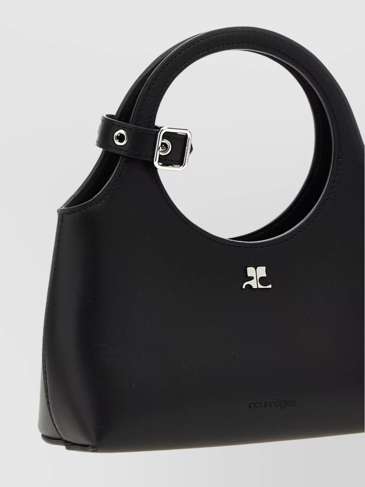 COURRÈGES DAY MINI BAG BUCKLE DETAIL