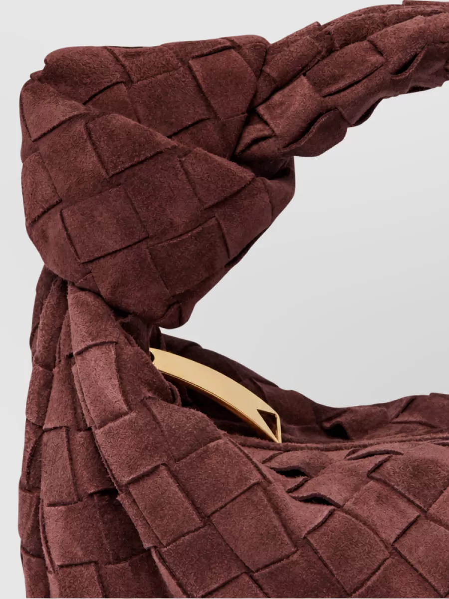 Bottega Veneta Mini Jodie Leather Clutch Bag