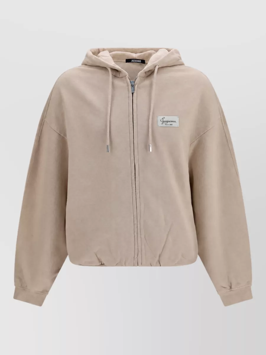 Jacquemus Cotton oversized zip hoodie