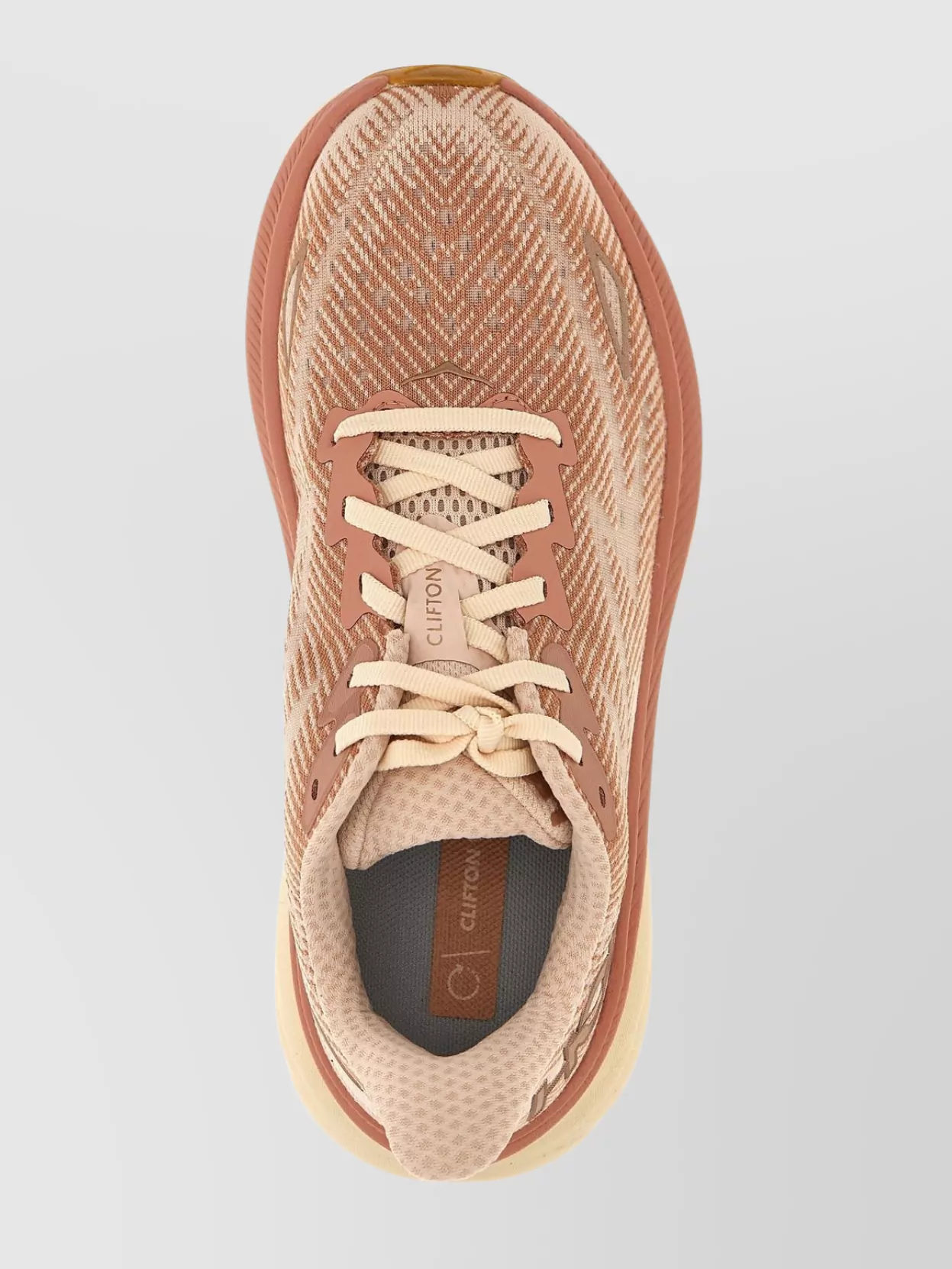 Hoka Mesh Breathable Rubber Sole Sneakers In Brown