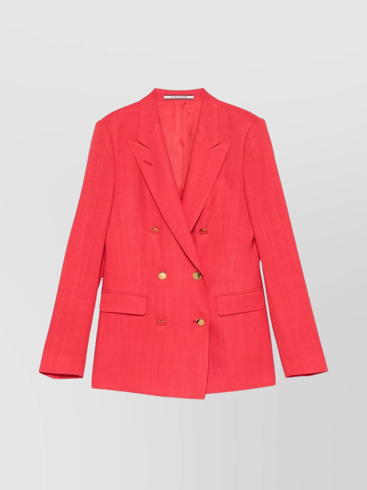 Tagliatore Women's Double-Breasted Jacket Gold Buttons
