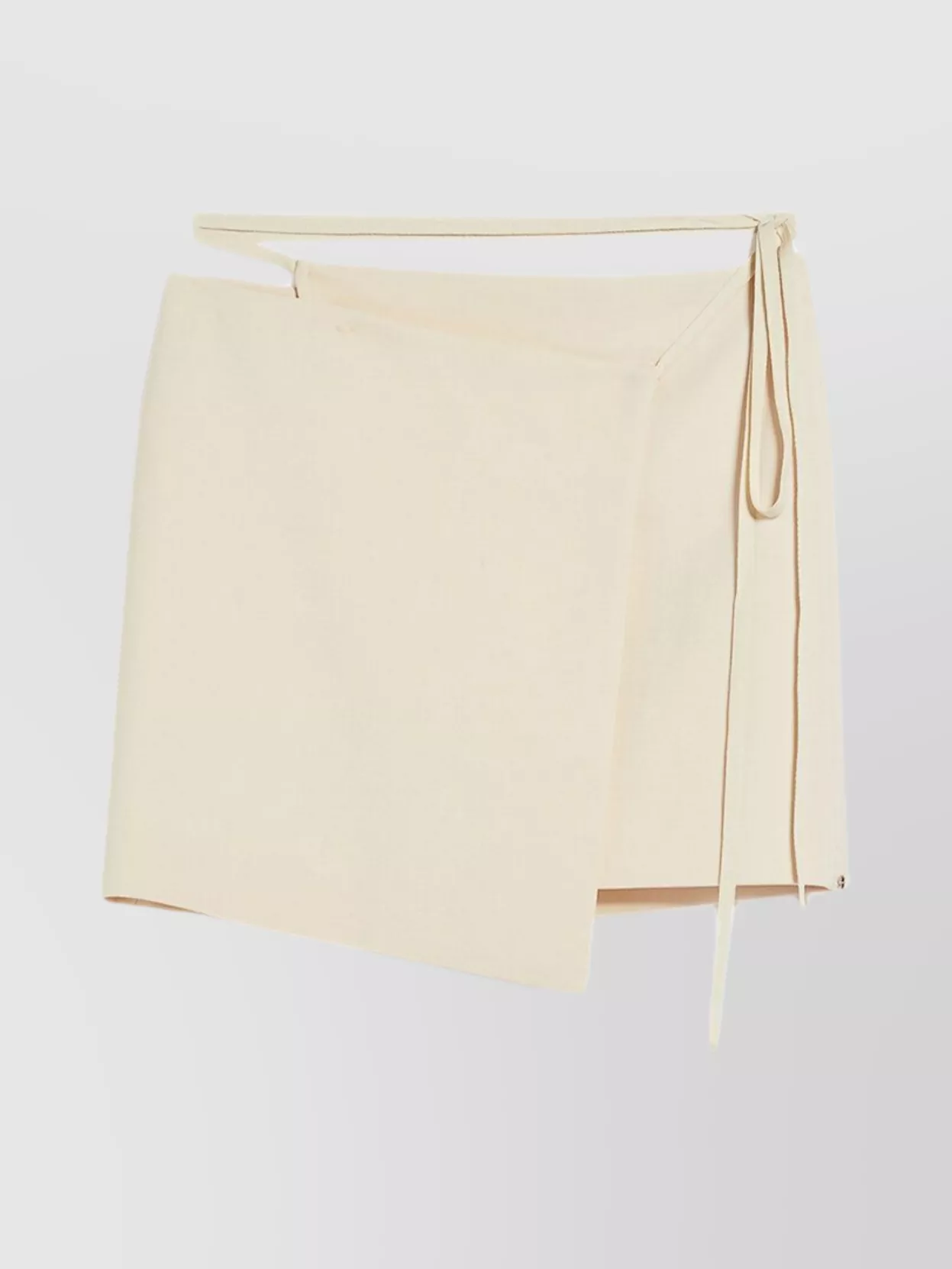 Shop Sportmax Asymmetric Wrap Mini Skirt With Side Tie