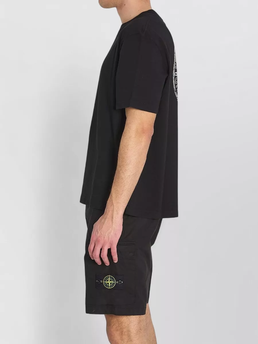 Stone Island Cotton Regular-Fit Printed T-Shirt